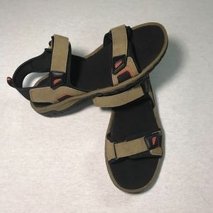 Ozark Mens Suede Hiking Leather Sandles Size 10